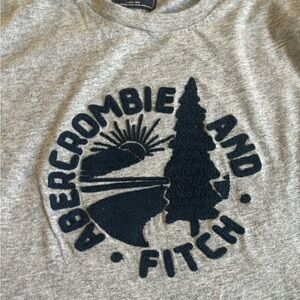 Abercrombie and Fitch Men’s Grey T-shirt